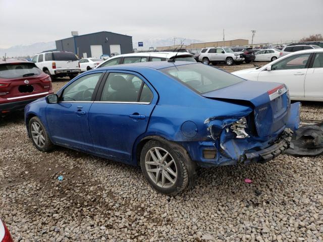 3FAHP0JA2BR256946 - 2011 FORD FUSION SEL BLUE photo 2