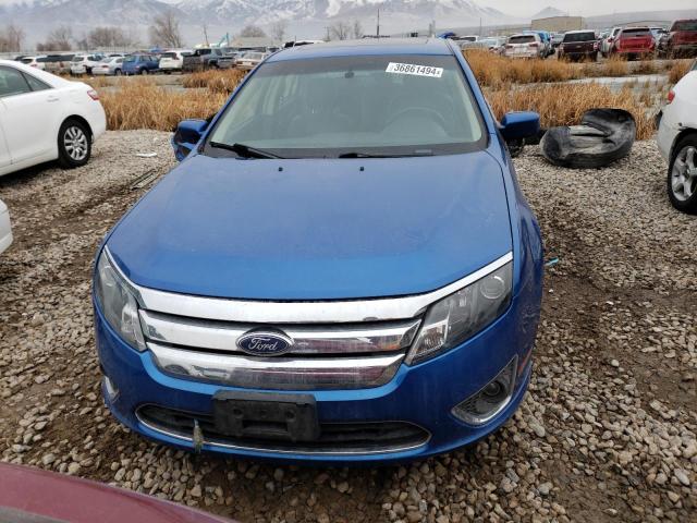 3FAHP0JA2BR256946 - 2011 FORD FUSION SEL BLUE photo 5