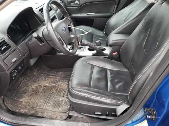 3FAHP0JA2BR256946 - 2011 FORD FUSION SEL BLUE photo 7