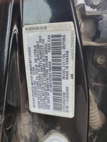 2T1BR12E8XC190658 - 1999 TOYOTA COROLLA VE BLACK photo 12