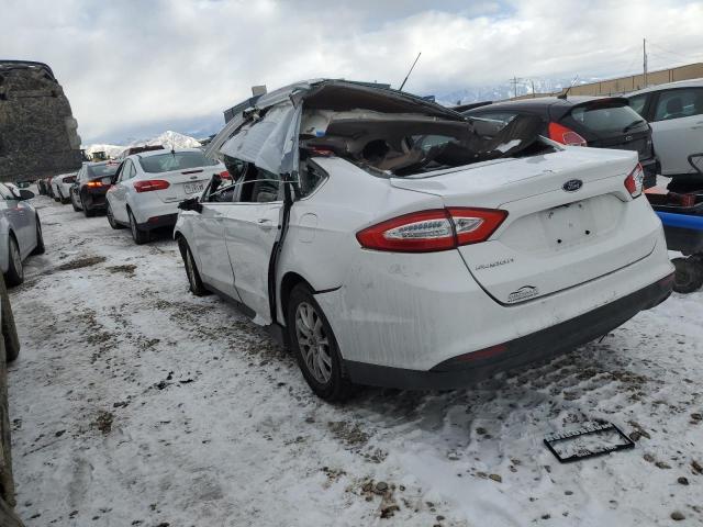 3FA6P0G79GR227616 - 2016 FORD FUSION S WHITE photo 2