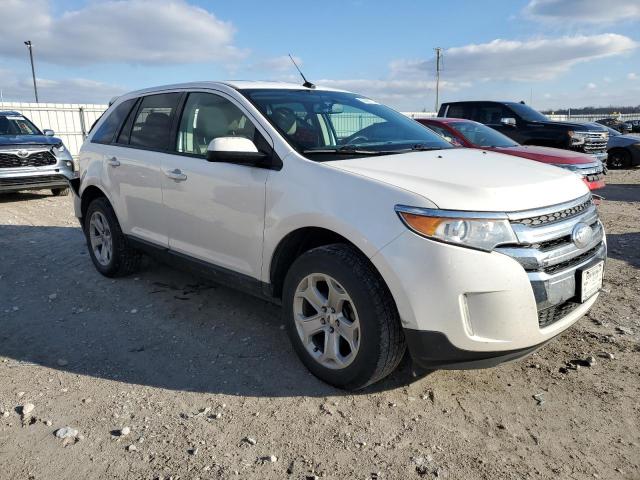 2FMDK3JC6EBA02102 - 2014 FORD EDGE SEL WHITE photo 4