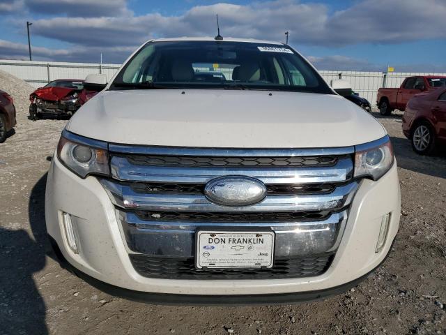 2FMDK3JC6EBA02102 - 2014 FORD EDGE SEL WHITE photo 5