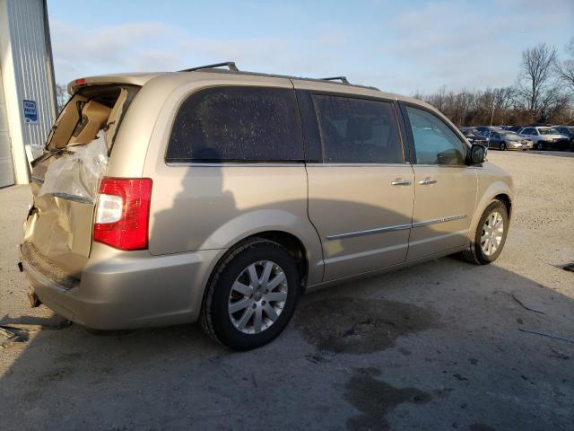 2C4RC1CG9CR413655 - 2012 CHRYSLER TOWN & COU TOURING L TAN photo 3