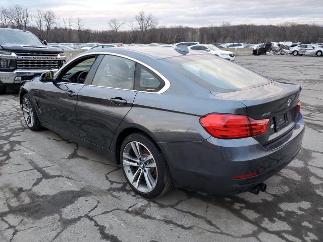 WBA4F9C32HG813169 - 2017 BMW 430XI GRAN COUPE GRAY photo 2