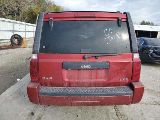 1J4RG4GT2AC106891 - 2010 JEEP COMMANDER SPORT ბურგუნდია ფოტო 6