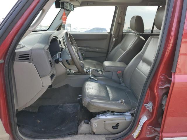 1J4RG4GT2AC106891 - 2010 JEEP COMMANDER SPORT ბურგუნდია ფოტო 7