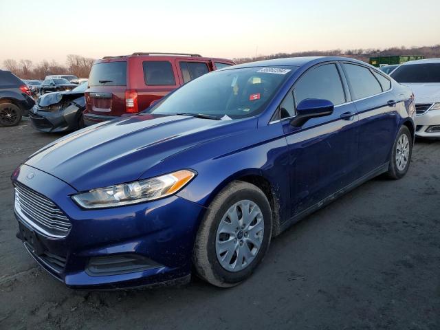 3FA6P0G71DR339452 - 2013 FORD FUSION S BLUE photo 1