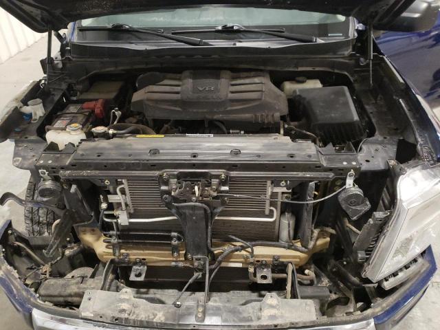 1N6AA1EC8NN105757 - 2022 NISSAN TITAN S BLUE photo 11