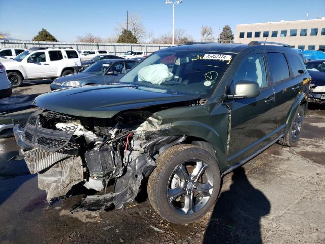 3C4PDDGG2HT502715 - 2017 DODGE JOURNEY CROSSROAD GREEN photo 1