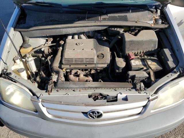 4T3ZF19C53U554918 - 2003 TOYOTA SIENNA CE GRAY photo 12