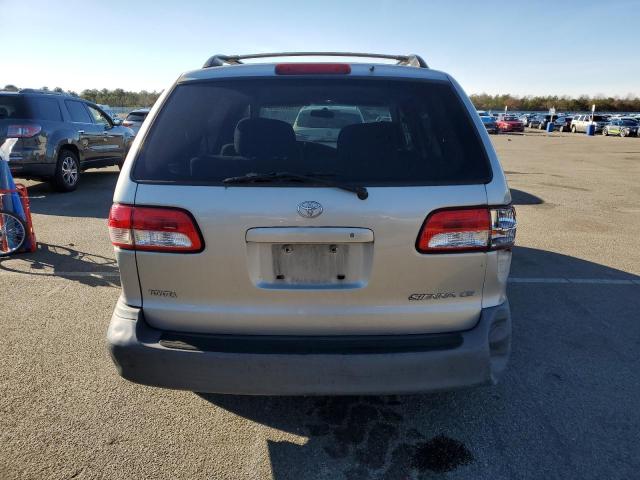 4T3ZF19C53U554918 - 2003 TOYOTA SIENNA CE GRAY photo 6