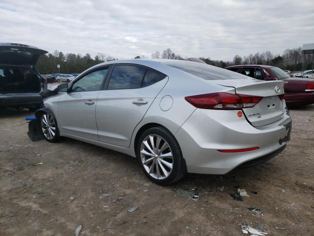 5NPD74LF1JH349631 - 2018 HYUNDAI ELANTRA SE SILVER photo 2