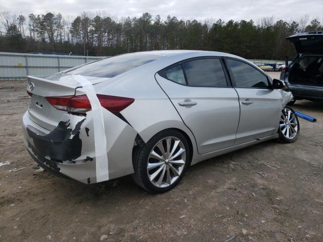 5NPD74LF1JH349631 - 2018 HYUNDAI ELANTRA SE SILVER photo 3