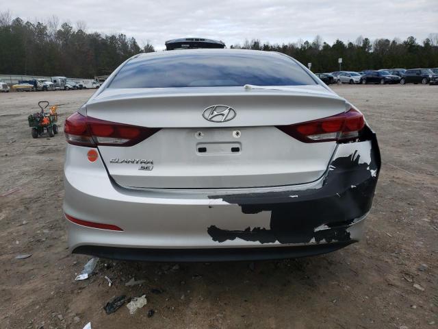 5NPD74LF1JH349631 - 2018 HYUNDAI ELANTRA SE SILVER photo 6