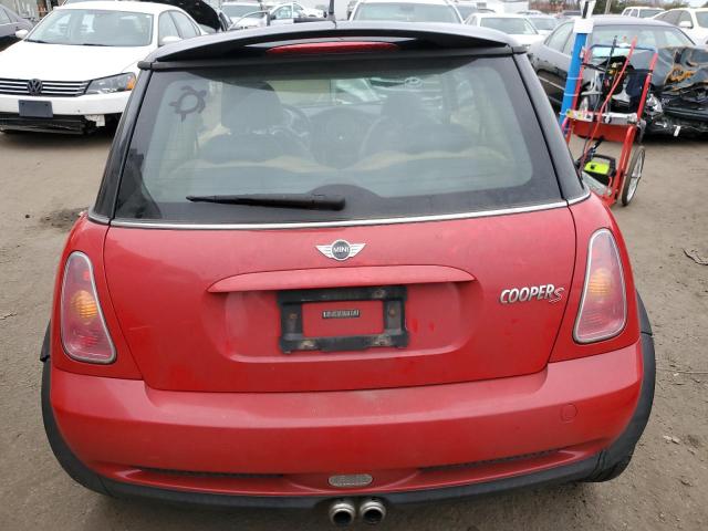 WMWRE33404TD77201 - 2004 MINI COOPER S RED photo 6