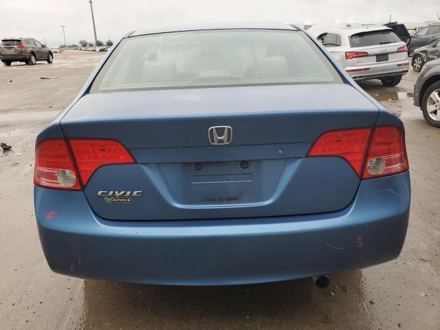 1HGFA16807L115055 - 2007 HONDA CIVIC EX BLUE photo 6