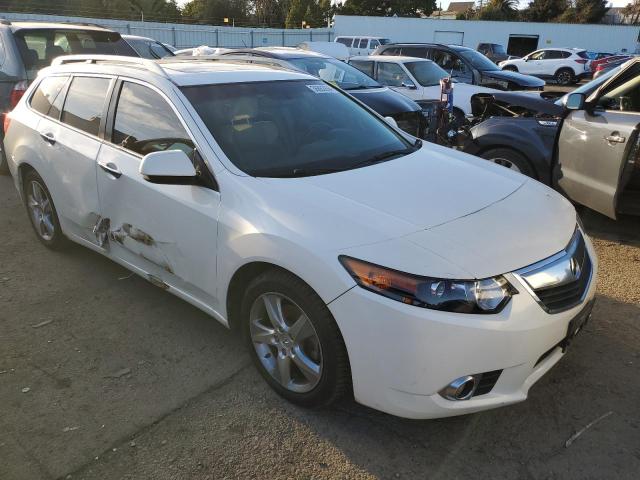 JH4CW2H61BC001254 - 2011 ACURA TSX WHITE photo 4