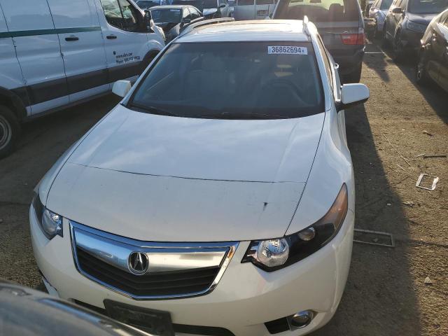 JH4CW2H61BC001254 - 2011 ACURA TSX WHITE photo 5