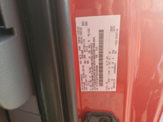 1FTEX1EP7GFC53546 - 2016 FORD F150 SUPER CAB RED photo 12