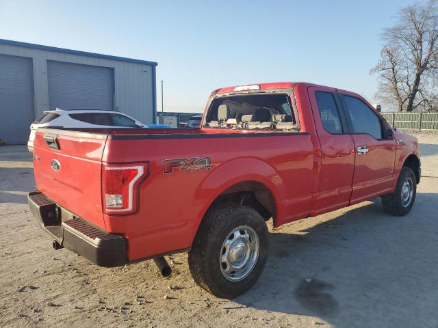 1FTEX1EP7GFC53546 - 2016 FORD F150 SUPER CAB RED photo 3