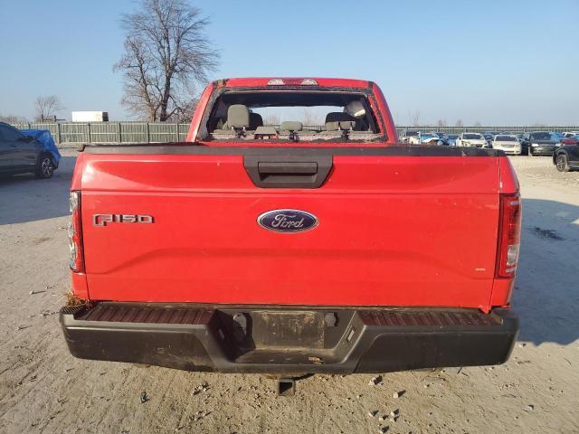 1FTEX1EP7GFC53546 - 2016 FORD F150 SUPER CAB RED photo 6