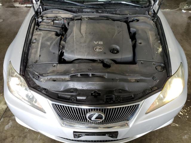 JTHBK262982068707 - 2008 LEXUS IS 250 SILVER photo 11