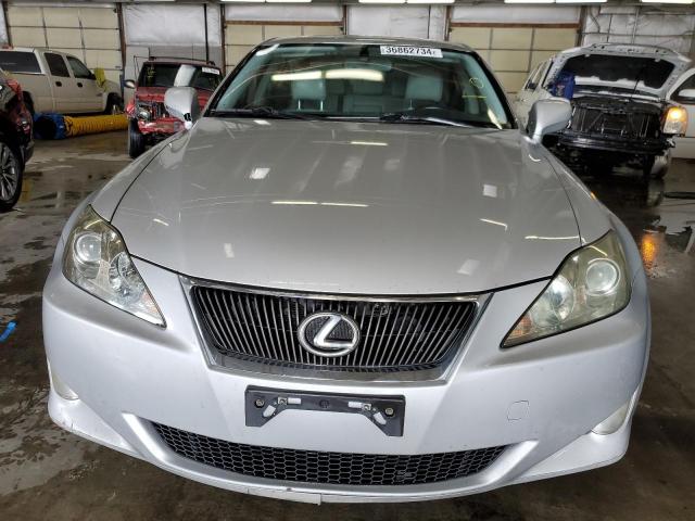 JTHBK262982068707 - 2008 LEXUS IS 250 SILVER photo 5