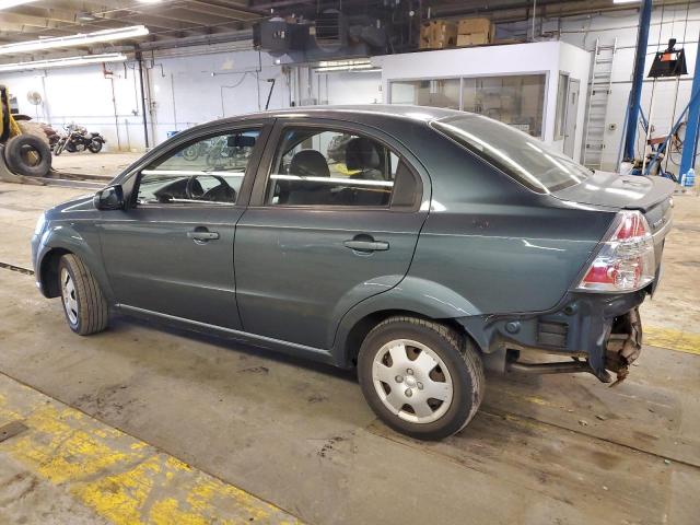 KL1TD5DE0AB136484 - 2010 CHEVROLET AVEO LS GREEN photo 2