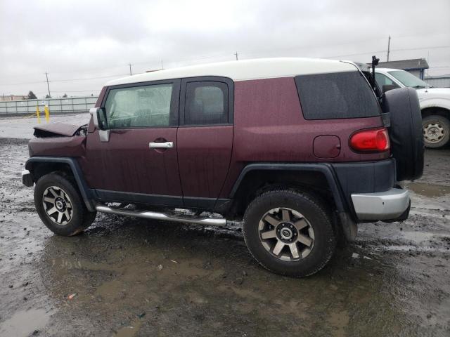 JTEBU11F970023319 - 2007 TOYOTA FJ CRUISER BURGUNDY photo 2