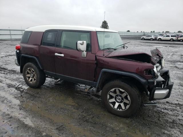 JTEBU11F970023319 - 2007 TOYOTA FJ CRUISER BURGUNDY photo 4