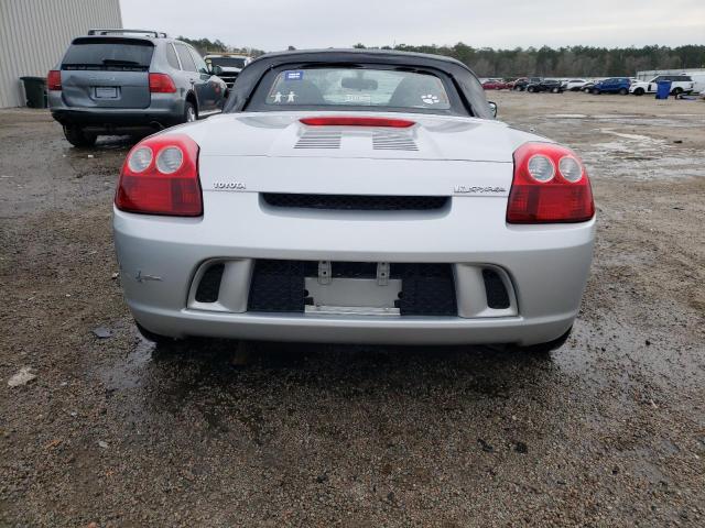 JTDFR320030059360 - 2003 TOYOTA MR2 SPYDER SILVER photo 6