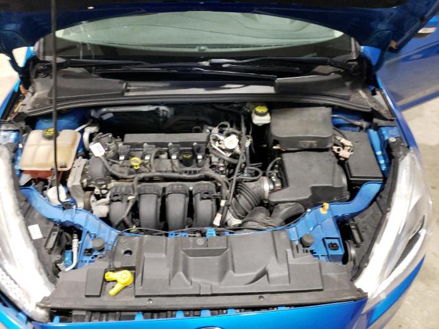 1FADP3K2XHL252349 - 2017 FORD FOCUS SE BLUE photo 11