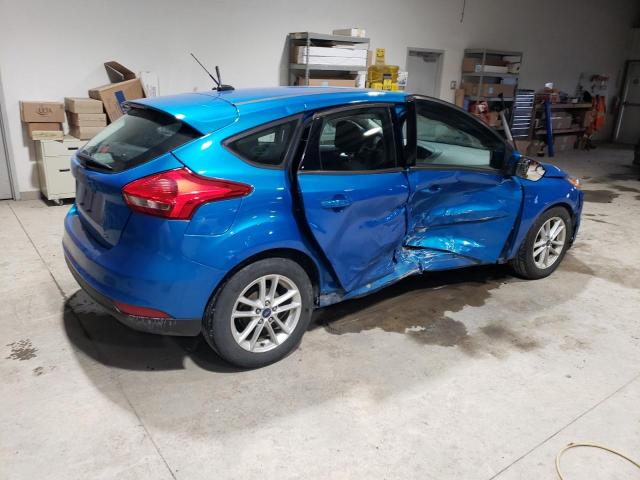 1FADP3K2XHL252349 - 2017 FORD FOCUS SE BLUE photo 3