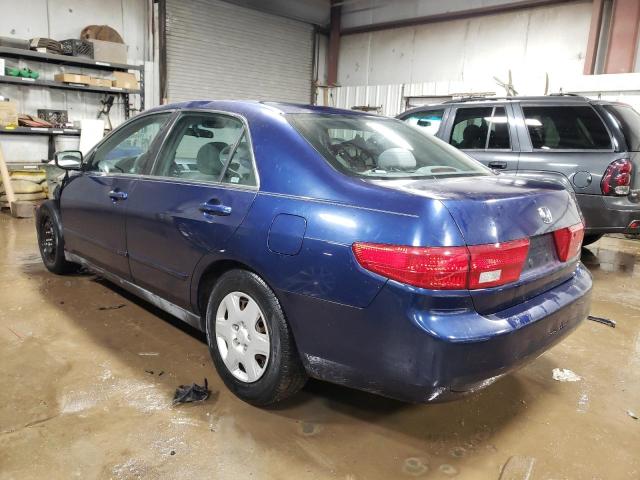 1HGCM56455A059556 - 2005 HONDA ACCORD LX BLUE photo 2