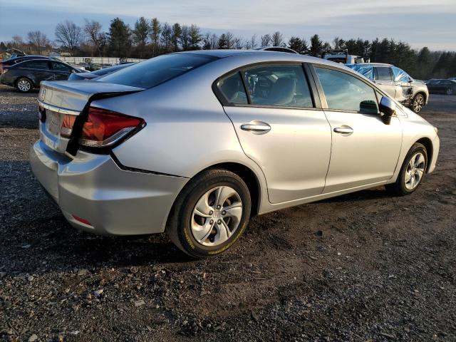 2HGFB2F59DH602708 - 2013 HONDA CIVIC LX SILVER photo 3