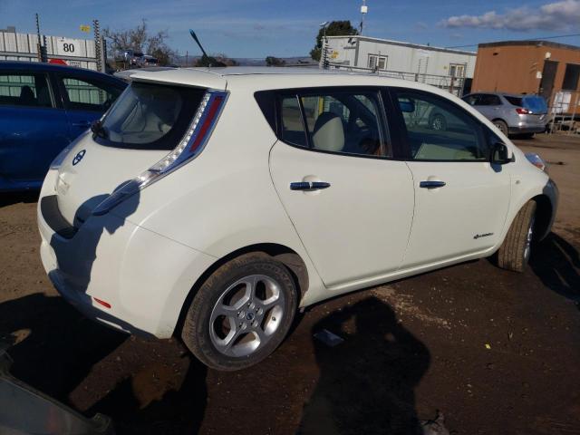 JN1AZ0CPXBT009537 - 2011 NISSAN LEAF SV WHITE photo 3