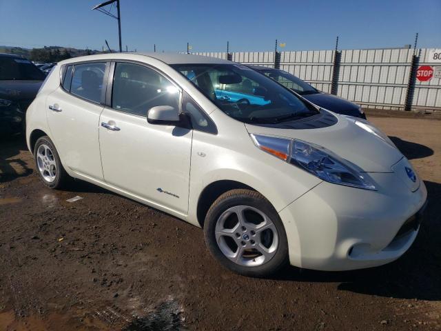 JN1AZ0CPXBT009537 - 2011 NISSAN LEAF SV WHITE photo 4