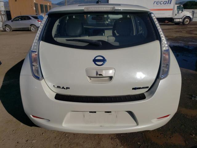 JN1AZ0CPXBT009537 - 2011 NISSAN LEAF SV WHITE photo 6