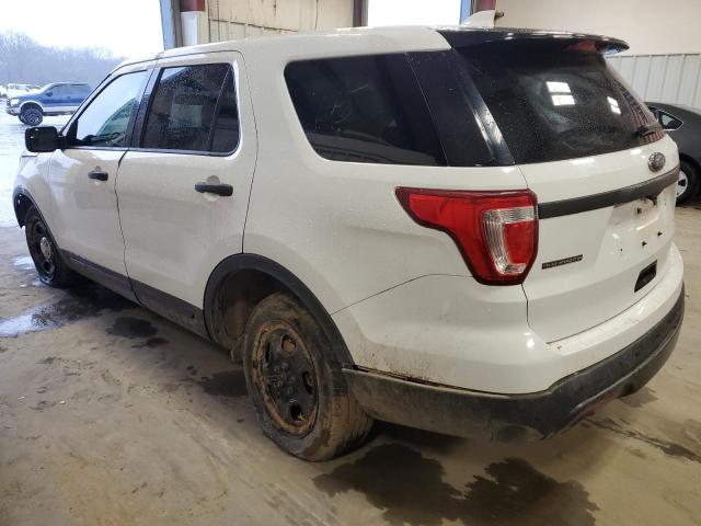 1FM5K8AR6GGC61190 - 2016 FORD EXPLORER POLICE INTERCEPTOR 白色 照片 2