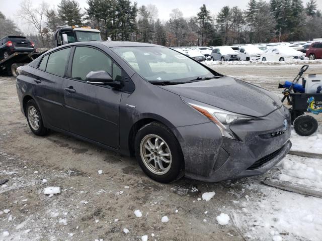 JTDKARFU8H3540159 - 2017 TOYOTA PRIUS GRAY photo 4