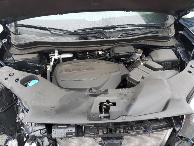 5FNYF8H57PB018832 - 2023 HONDA PASSPORT EXL BLUE photo 12