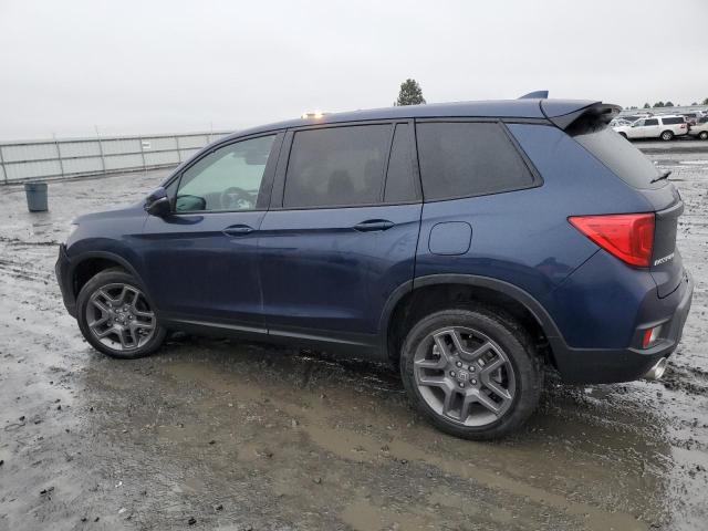 5FNYF8H57PB018832 - 2023 HONDA PASSPORT EXL BLUE photo 2