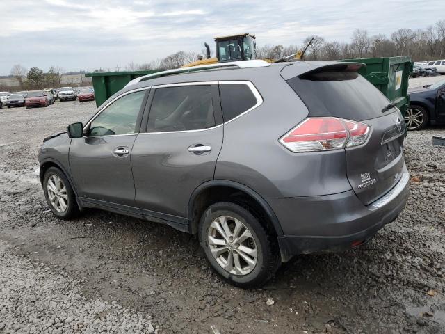 KNMAT2MT8GP717114 - 2016 NISSAN ROGUE S GRAY photo 2