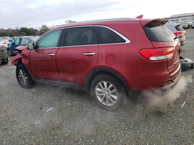 5XYPG4A32HG303507 - 2017 KIA SORENTO LX BURGUNDY photo 2