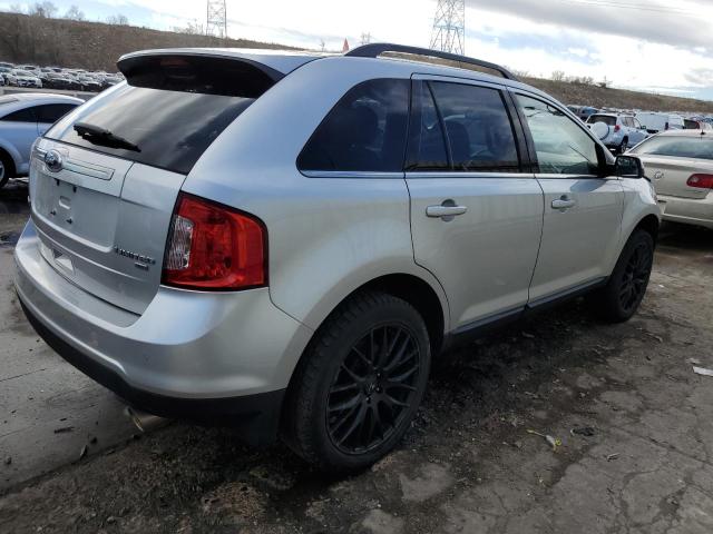 2FMDK4KC0DBC46508 - 2013 FORD EDGE LIMITED SILVER photo 3