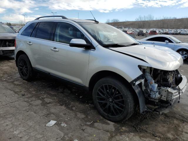 2FMDK4KC0DBC46508 - 2013 FORD EDGE LIMITED SILVER photo 4