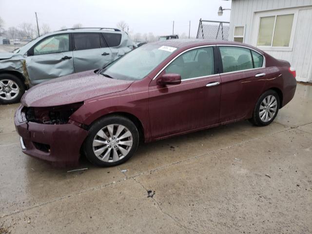 1HGCR2F81DA180490 - 2013 HONDA ACCORD EXL BURGUNDY photo 1