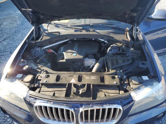 5UXWX9C56D0D08864 - 2013 BMW X3 XDRIVE28I BLUE photo 11