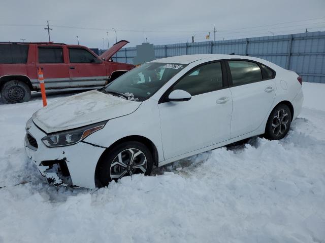 3KPF24AD6ME348203 - 2021 KIA FORTE FE WHITE photo 1